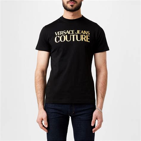 black versace jeans logo t shirt|Versace Jeans couture online shop.